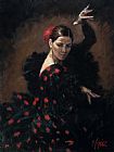 Fabian Perez Passion Flamenca painting